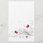 Papeterie Fleurs rétro stationnaires (Devant)