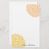 Papeterie Fleurs simples (Devant / Derrière)