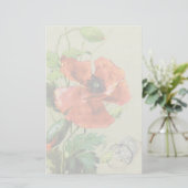 Papeterie FLEURS vintages DE POIVRE ROUGE (Debout devant)