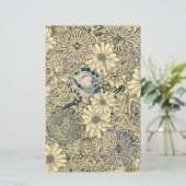 Papeterie Fleurs vintages illustrées (Debout devant)