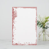 Papeterie floc rouge (Debout devant)