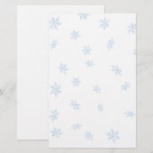 Papeterie Flocon de neige (Devant / Derrière)