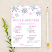 Papeterie Flocon de neige rose Qu'est-ce que dans le jeu de 