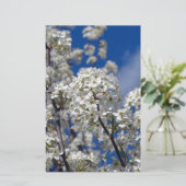 Papeterie Floraisons de poirier de Bradford (Debout devant)