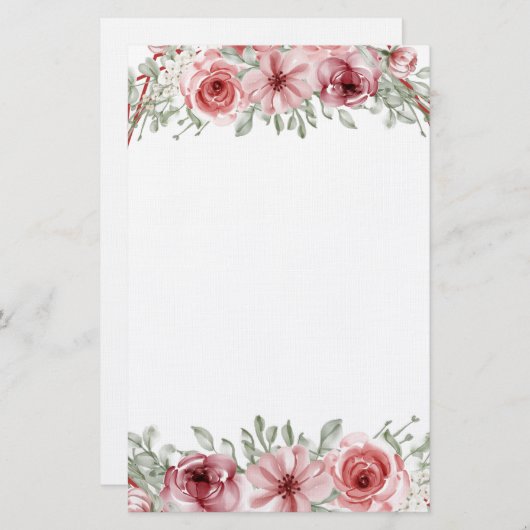 Papeterie Floral (Devant / Derrière)