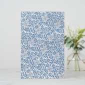 PAPETERIE FLORAL BLEU ÉLÉGANT (Debout devant)
