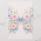 Papeterie Floral Butterfly (Dos)