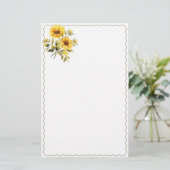 Papeterie Floral Stationery Paper (Debout devant)