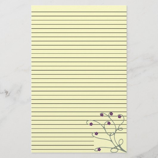 Papeterie Floral torride stationnaire - doublé (Devant)