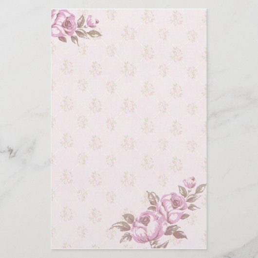 Papeterie Floral vintage (Devant)