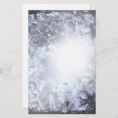 Papeterie florale Abstraite foncée (Devant / Derrière)