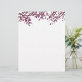 Papeterie florale Arbre en fleurs (Debout devant)