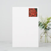Papeterie florale "Rose #3" (Debout devant)