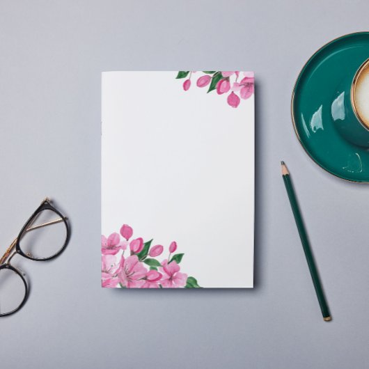 Papeterie florale rose vibre