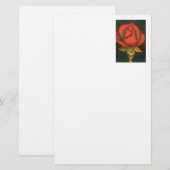 Papeterie florale "Rosebud" (Devant / Derrière)