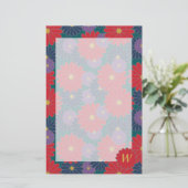 Papeterie florale Splashy automnale (Debout devant)