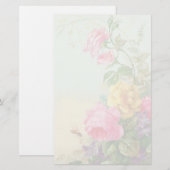 Papeterie florale vintage (Devant / Derrière)