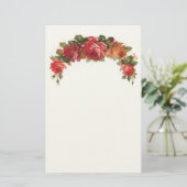 Papeterie florale vintage de feutre (Debout devant)