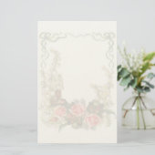 Papeterie florale vintage de feutre (Debout devant)