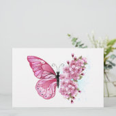 Papeterie Flower Butterfly (Debout devant)