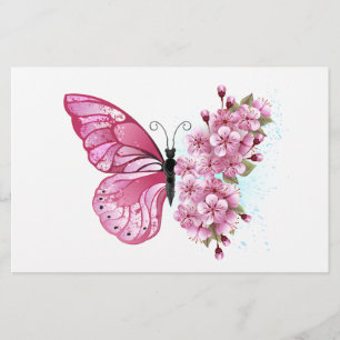 Papeterie Flower Butterfly