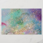 Papeterie FLUTISTE EN BLEUE / Station de nuit du Carnaval vé (Dos)