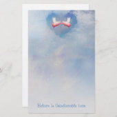 Papeterie Flying Pigs Kissing-Croire En Amour Incroyable (Devant / Derrière)