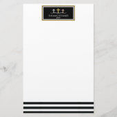 Papeterie Foil Cross Trio trio rayé religieux (Devant)