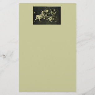 Papeterie Folie de Goya la "des taureaux "