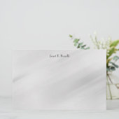 Papeterie Fond gris élégant simple professionnel (Debout devant)