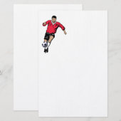 Papeterie Footballeur (Devant / Derrière)