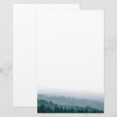 Papeterie Forêt de pins Photo (Devant / Derrière)