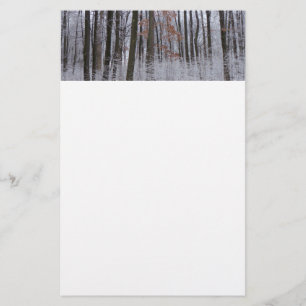Papeterie Forêt huppée neige paysage d'hiver Photographie