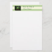 Papeterie Forêt stationnaire - du bureau de (votre nom) (Devant / Derrière)