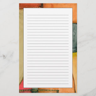 Papeterie Formes géométriques colorées contemporaines