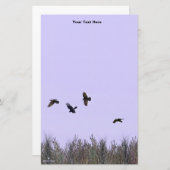 Papeterie Foule de ravens (Devant / Derrière)