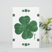 Papeterie Four Leaf Clovers - style vintage (Debout devant)