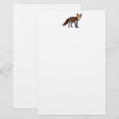 Papeterie Fox rouge (Devant / Derrière)