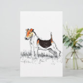 Papeterie Fox Terrier (Debout devant)