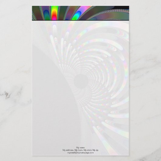 Papeterie Fractage Art déco (Devant)