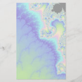 Papeterie Fractale semi-transparente Abstraite de la côte bl (Devant)