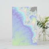 Papeterie Fractale semi-transparente Abstraite de la côte bl (Debout devant)