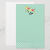 Papeterie Frais - Fruits d'agrumes dans l'aquarelle (Devant / Derrière)