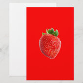 Papeterie Fraise d'été (Devant / Derrière)