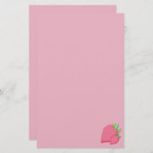 Papeterie Fraise sucrée (Devant / Derrière)