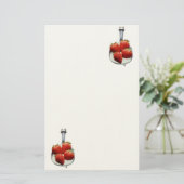 Papeterie Fraises et crème (Debout devant)