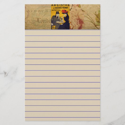 Papeterie française par carte postale (Devant)