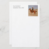 Papeterie Frederic Remington's The Puncher (1895) (Devant / Derrière)