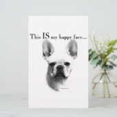 Papeterie Frenchie Happy Face (Debout devant)