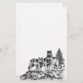 Papeterie Frères de loup (Devant / Derrière)